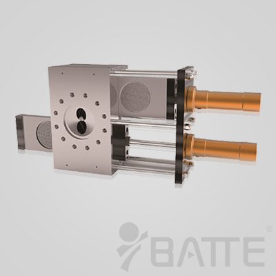 雙板雙工位持續液壓換網